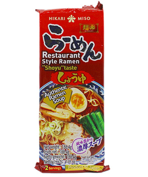 Japanese Ramen SHOYU Flavour 2 portions 188g HIKARI MISO