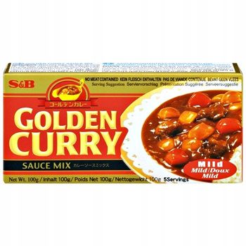 Japoński Golden Curry Mild S&B 92g