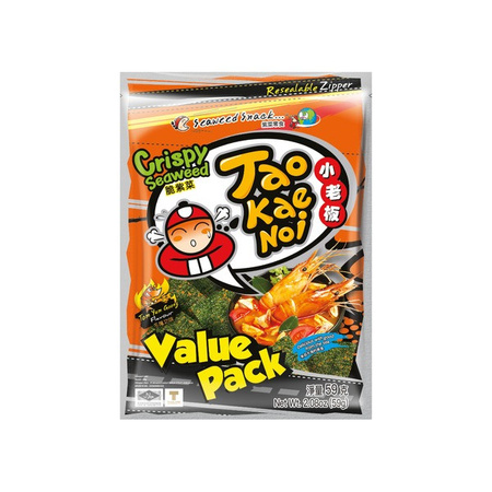 Seaweed Chips Tom Yum Flavour 59g TAO KAE NOI