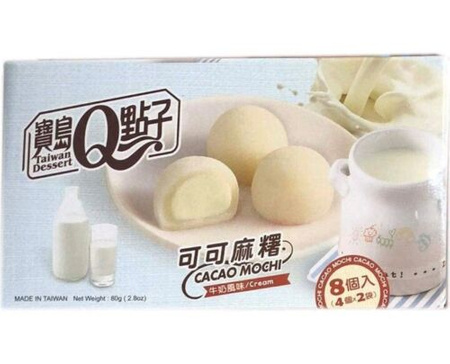 Ciasteczka Mochi smaku kremowe 80g Taiwan Dessert Q