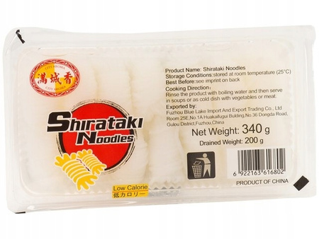 Shirataki Noodle Knot Gluten Free 340g CITY AROMA