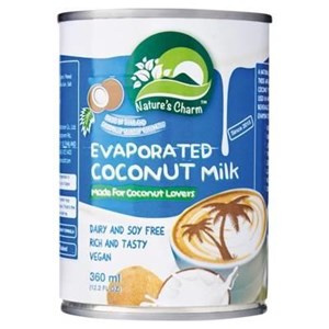 Sweetened Evaporated Coconut Milk 360ml NATURE'S CHARM