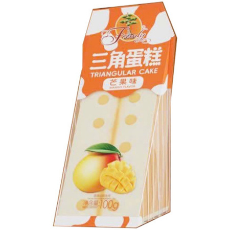Soft Triangular Cake Mango Flavour 100g Lex Jazz