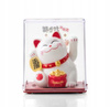 Maneki Neko Kotek szczęścia solarny, biała 6,5 cm 