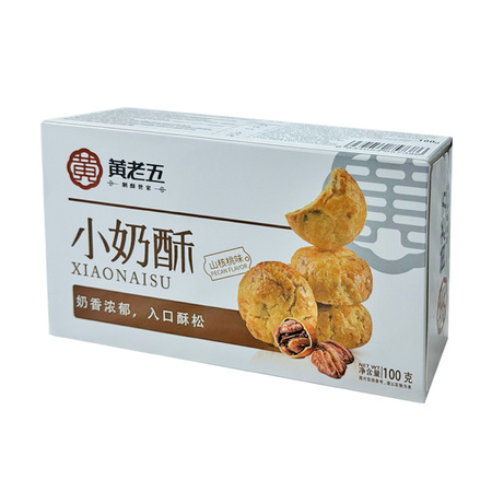 Crunchy biscuits Pecan flavour 100g HUANGLAOWU