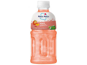 Mogu Mogu Peach Flavoured with Nata de coco 320ml