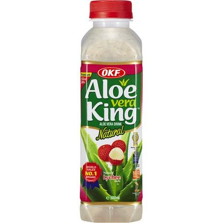 OKF Aloe Vera King drink Lychee flavour 500ml OKF