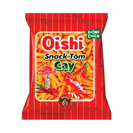 Krakersy krewetkowe pikantne 34g OISHI