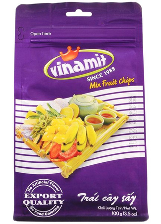 Chipsy z suszone owoce 100g VINAMIT