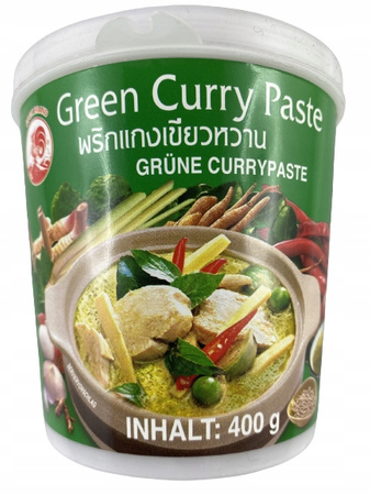 Pasta Curry zielony Cock 400 g
