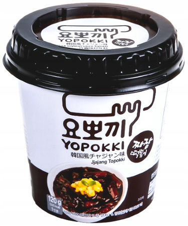 Yopokki jjajang black bean rice cake 120g YOUNG POONG