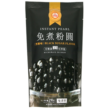 Instant Black Sugar Flavour Tapioca Pearls 210g WuFuYuan