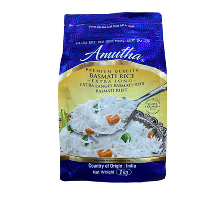 Basmati Rice Extra Long 1kg AMUTHA