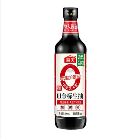 light soy sauce GOLDEN LABEL without Additives 500ml HAITIAN