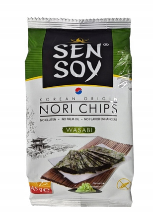 nori chips wasabi taste 4.5g SEN SOY