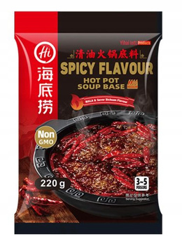 Hot Pot base with chilly oil 220 g Haidilao