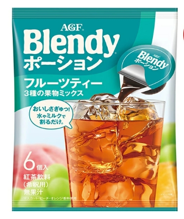 Concentrate Balck Tea with multi Fruit flavour in Capsule 6 pc. AGF BLENDY