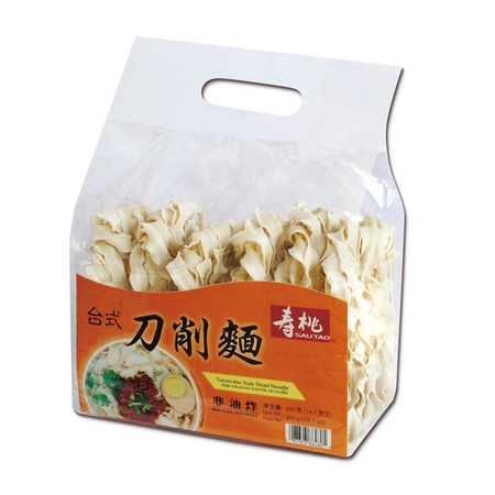 Wheat Noodle, Ribbon Noodles (wide) Dao Xiao 400g SAU TAO