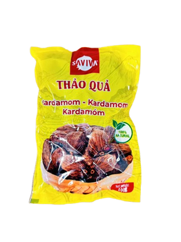 Black Cardamom Whole 100g SAVIVA