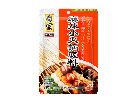 BAIJIA Mala Hot Pot Soup Base Spicy 200g