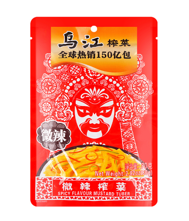 Zha Cai, kiszone musztarda, pikantne 80g WUJIANG