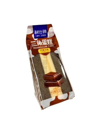 Ciasto Trójkątne o smaku Czekoladowym 100g Lex Jazz
