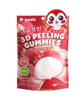 żelki do obierania o smaku Liczi 75g K-PEELZ