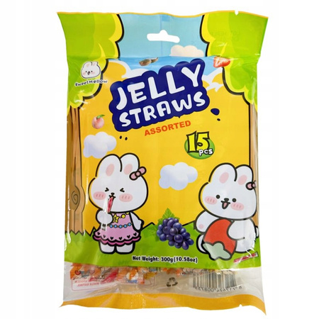 Jelly Straws mixed flavour 340gTXMM