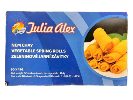 Sajgonki spring roll mroż. (60x15g) 900g Julia Alex