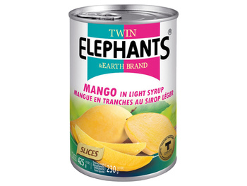 Mango krojone w lekkim syropie 425g TWIN ELEPHANT