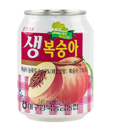 Korean Sweet Peach Juice 240ml NONGHYUP