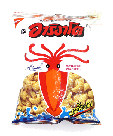 Chrupki z Kalmarów  łagodny 50g ARIGATO