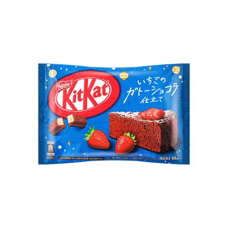 Kitkat smaku ciasto czekoladowo-trustawkowy 116g