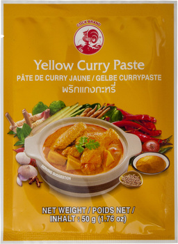 Tajska Pasta curry żółta 50 g COCK