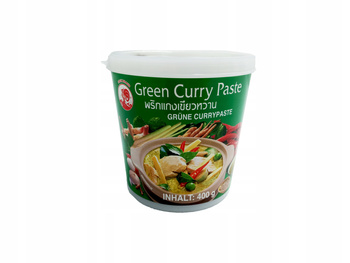 Pasta Curry zielony Cock 400 g