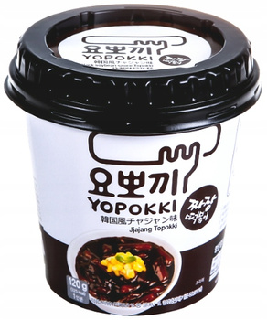 Kluski ryżowe Yopokki jjajang czarnej fasoli 120g YOUNG POONG