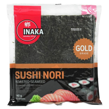Wodorosty glony do sushi nori Gold 50szt INAKA