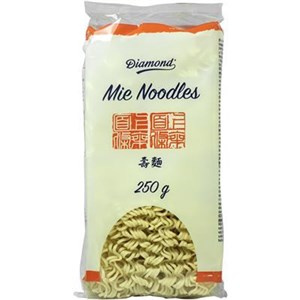 Chiński Makaron Pszenny Mie bez jajek 250g DIAMOND