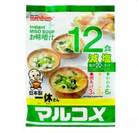 Zupa miso z wakame instant 12 sztuk (258g) MARUKOME