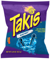 Chipsy Takis Blue Heat hot chili pepper 100g