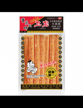 BIG LATIAO paluszki z gluten pszennym ostry 102g WEILONG