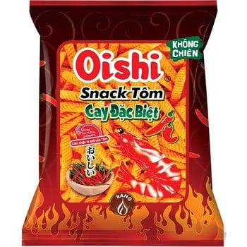 Snack o smaku krewetkowym bardzo ostry OISHI 35g