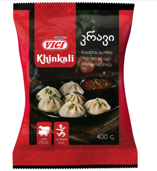 Pierogi chinkali z mięsem wieprzowo-wołowym mroż. 400g VICI