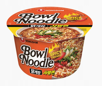 Zupa makaron Ostry Kurczak w kubku 100g NONGSHIM