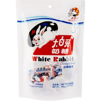 WhiteRabbit Cukierki Mleczny 180g