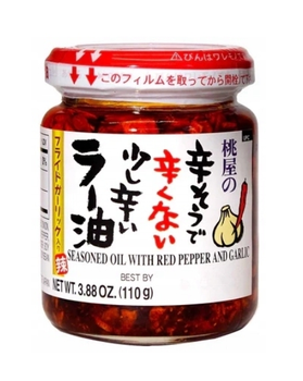 Olej Chili z Smażonym Czosnkiem i Cebulą Taberu Layu 110g MOMOYA