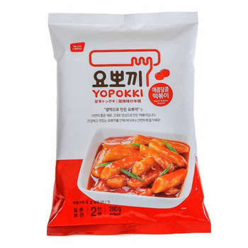 Yopokki Sweet & Spicy Kluski Ryżowe 2 porcji 280g YOUNG POONG