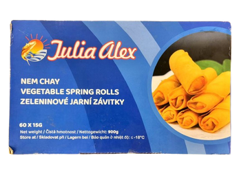 Sajgonki spring roll mroż. (60x15g) 900g Julia Alex