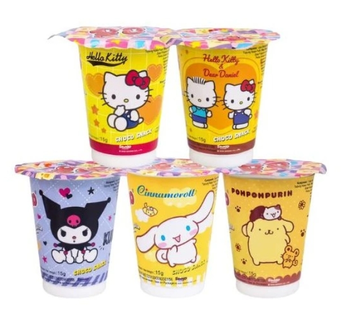 paluszki z kremem czekoladowym i waniliowym do maczania "Sanrio" CHO CHO 15g