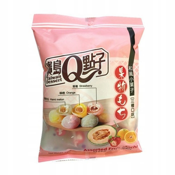 Pyszne Mochi Nadziewane Owocami mix120g